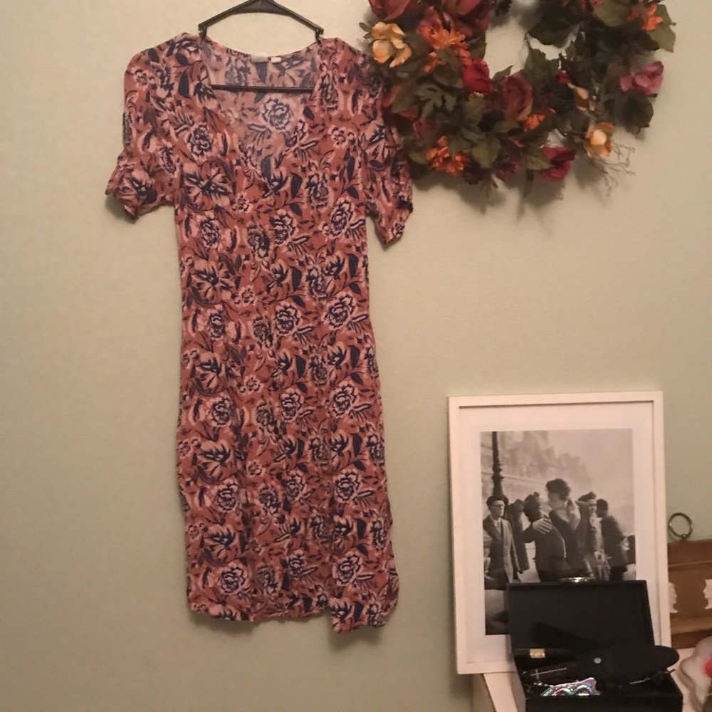 Romantic Floral Midi Dress